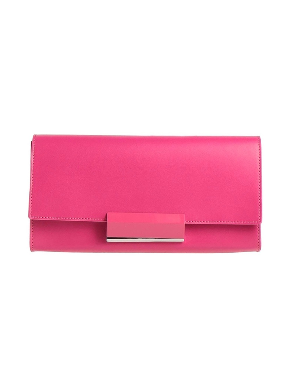 Gianni Chiarini fushia leather clutch